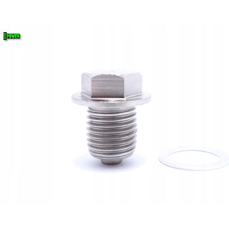 MAGNETYCZNY KOREK SPUSTOWY OLEJU M14X1,5 STAL NIERDZEWNA CNC