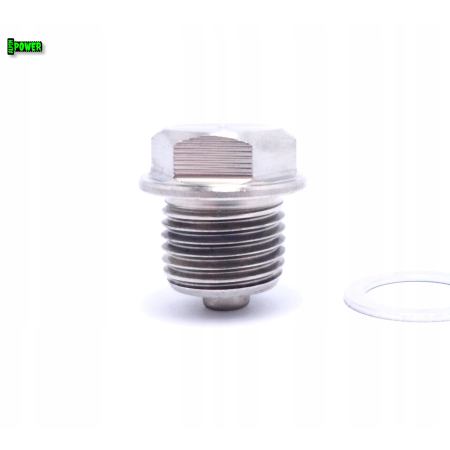 MAGNETYCZNY KOREK SPUSTOWY OLEJU M16X1,5 STAL NIERDZEWNA