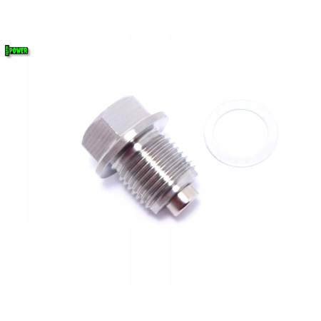 MAGNETYCZNY KOREK SPUSTOWY OLEJU M16X1,5 STAL NIERDZEWNA STAINLESS STEEL