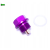 MAGNETYCZNY KOREK SPUSTOWY OLEJU M18X1,5 ALUMINIOWY FIOLETOWY