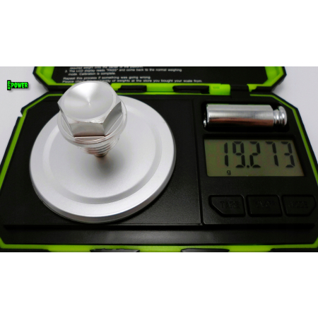 MAGNETYCZNY KOREK SPUSTOWY OLEJU M18X1,5ALU6061SILVER