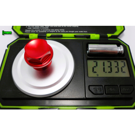 MAGNETYCZNY KOREK SPUSTOWY OLEJU M20X1,5 SUBARU ALUMINIOWY CZERWONY