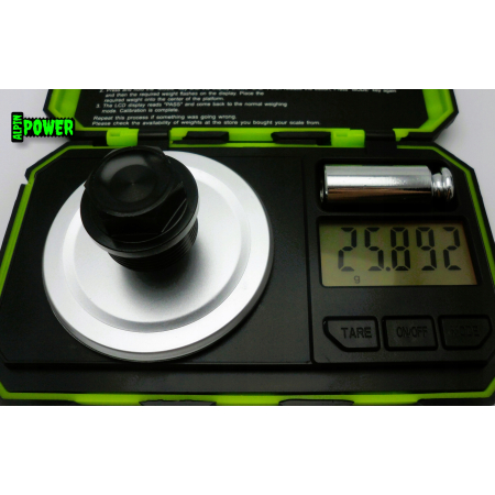 MAGNETYCZNY KOREK SPUSTOWY OLEJU M24X1,5 ALUMINIOWY 6061 CZARNY