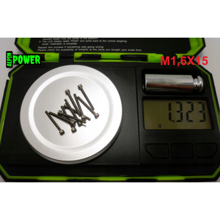 M1,6x15 śruba tytanowa imbusowa din 912 iso 4762 tytan grade 2