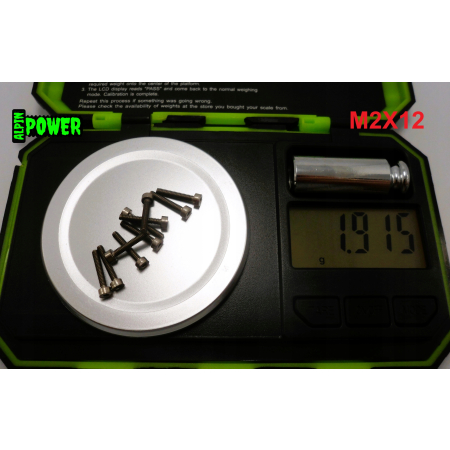 M2x12 śruba tytanowa imbusowa din 912 iso 4762 tytan grade 2