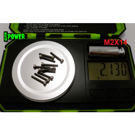 M2x14 śruba tytanowa imbusowa din 912 iso 4762 tytan grade 2