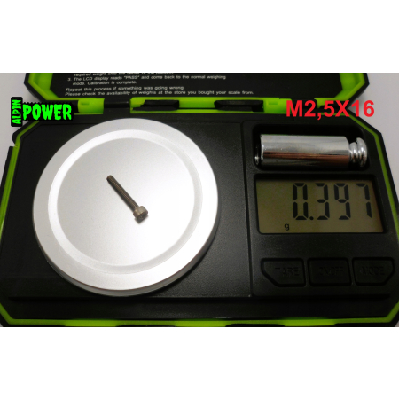 M2,5x16 śruba tytanowa imbusowa din 912 iso 4762 tytan grade 2