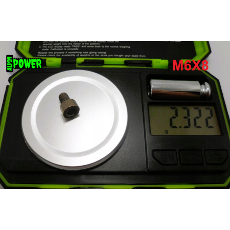 M6x8 śruba tytanowa imbusowa din 912 iso 4762 tytan grade 2