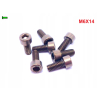 M6x14 śruba imbusowa din 912 iso 4762 tytanowa grade 2