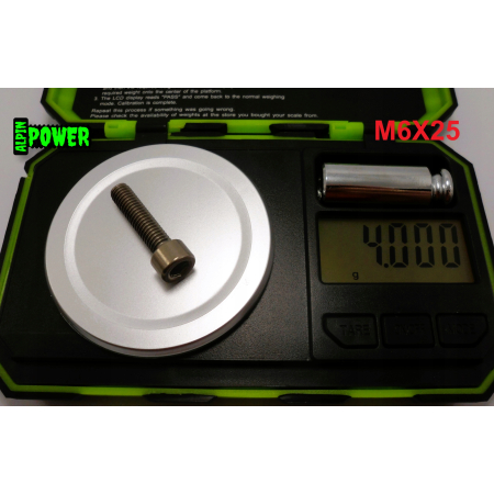 M6x25 śruba tytanowa imbusowa din 912 iso 4762 tytan grade 2