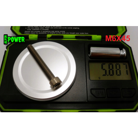 M6x45 śruba tytanowa imbusowa din 912 iso 4762 tytan grade 2