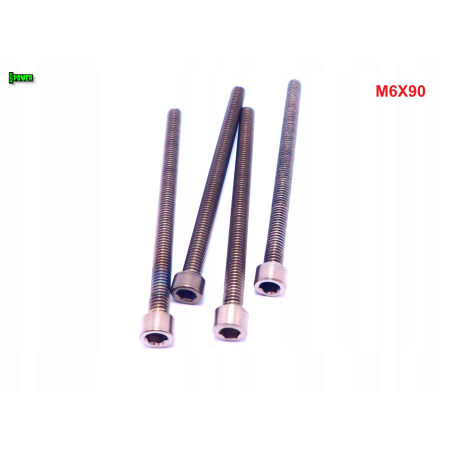 M6x90 śruba tytanowa imbusowa din 912 iso 4762 tytan grade 2