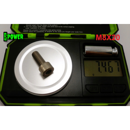 M8x20 śruba tytanowa imbusowa din 912 iso 4762 tytan grade 2