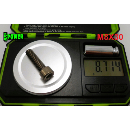 M8x30 śruba tytanowa imbusowa din 912 iso 4762 tytan grade 2