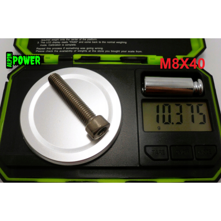 M8x40 śruba tytanowa imbusowa din 912 iso 4762 tytan grade 2