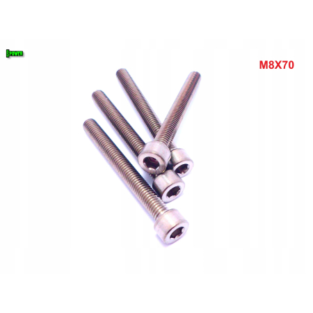 M8x70 śruba imbusowa din 912 iso 4762 tytanowa
