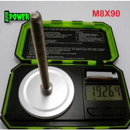 M8x90 śruba tytanowa imbusowa din 912 iso 4762 tytan grade 2