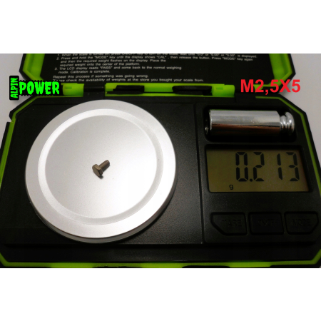 M2,5x5 śruba tytanowa sześciokątna din 933 iso 4017 tytan grade 2