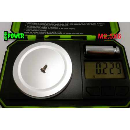 M2,5x6 śruba tytanowa sześciokątna din 933 iso 4017 tytan grade 2