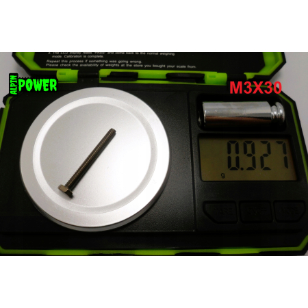 M3x30 śruba tytanowa sześciokątna din 933 iso 4017 tytan grade 2