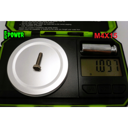 M4x15 śruba tytanowa sześcokątna din 933 tytan grade 2 śruby tytanowe gr 2