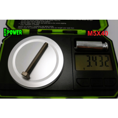 M5x40 śruba tytanowa sześciokątna din 933 iso 4017 tytan grade 2