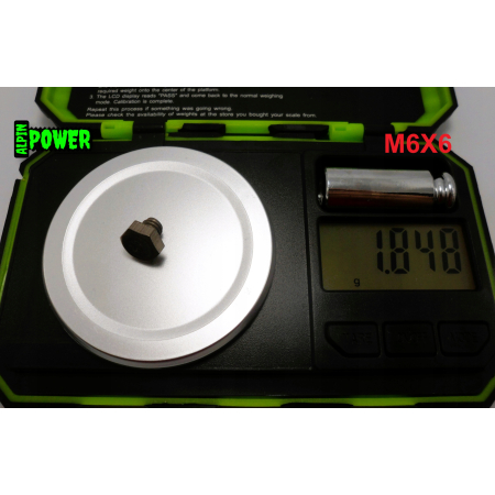 M6x6 śruba tytanowa sześciokątna din 933 iso 4017 tytan grade 2