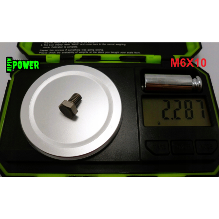 M6x10 śruba sześciokątna tytanowa din 933 śruby tytanowe grade 2