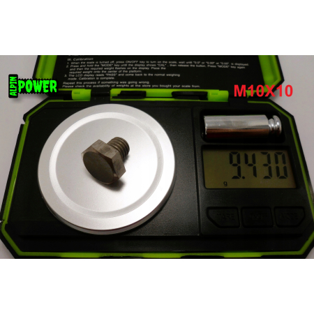 M10x10 śruba tytanowa sześciokątna din 933 iso 4017 tytan grade 2