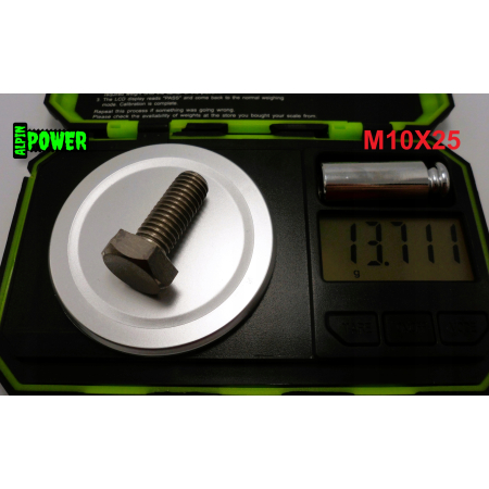 M10x25 śruba tytanowa sześciokątna din 933 iso 4017 tytan grade 2