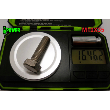 M10x35 śruba tytanowa sześciokątna din 933 iso 4017 tytan grade 2