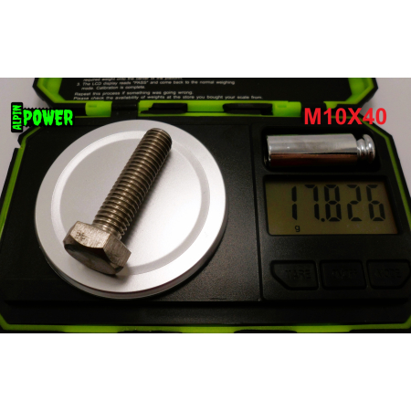 M10x40 śruba tytanowa sześciokątna din 933 iso 4017 tytan grade 2