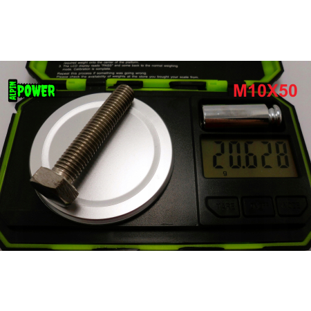 M10x50 śruba tytanowa sześciokątna din 933 iso 4017 tytan grade 2