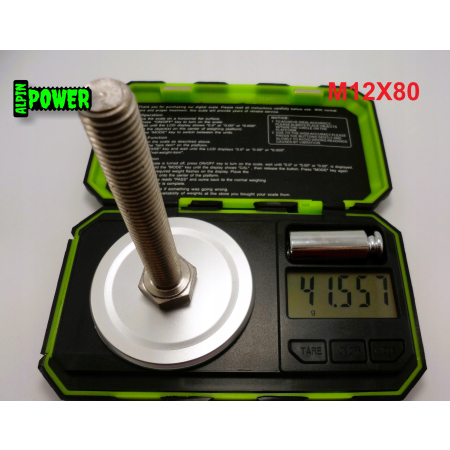 M12x80 śruba tytanowa sześciokątna din 933 iso 4017 tytan grade 2