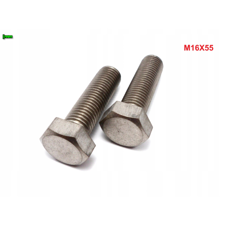 M16x55 śruba tytanowa sześciokątna din 933 iso 4017 tytan grade 2