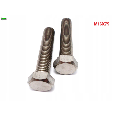 M16x75 śruba tytanowa sześciokątna din 933 iso 4017 tytan grade 2