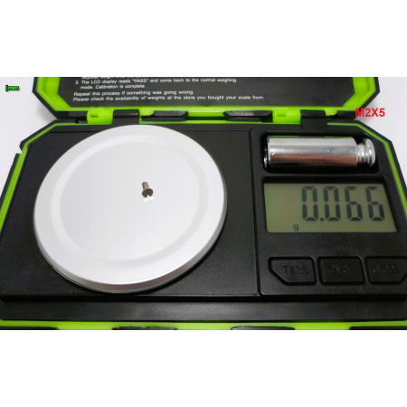 M2x5 śruba tytanowa din 963 z lbem stożkowym plaska glowica gr 2