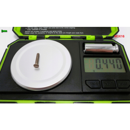 M3x16 śruba tytanowa din 963 z lbem stożkowym plaska glowica gr 2