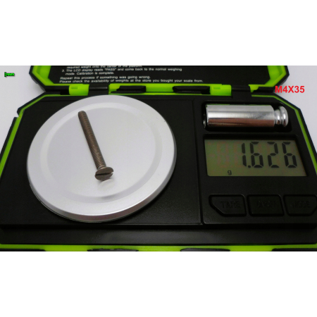 M4x35 śruba tytanowa din 963 z lbem stożkowym plaska glowica gr 2