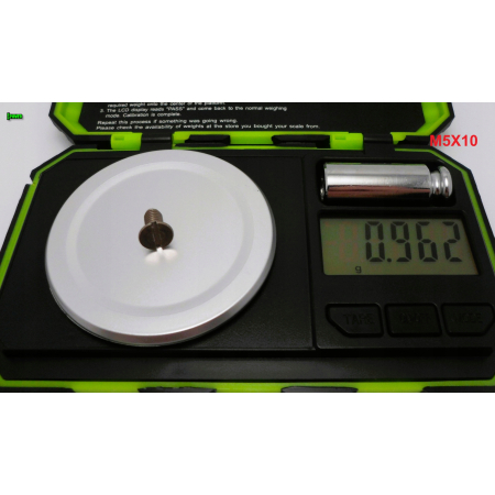 M5x10 śruba tytanowa din 963 z lbem stożkowym plaska glowica gr 2