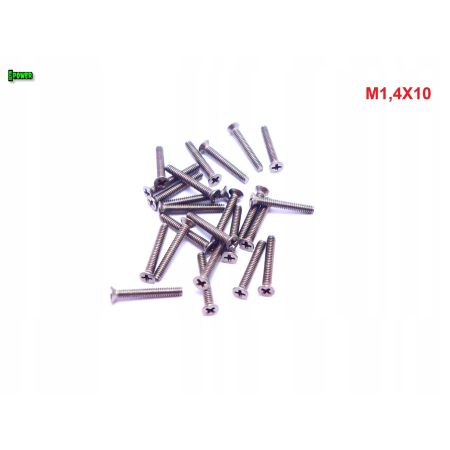 M1,4x10 śruby tytanowe din 965 iso 7046 śruba tytanowa tytan grade 2