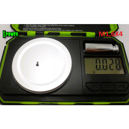 M1,6x4 śruby tytanowe din 965 iso 7046 śruba tytanowa tytan grade 2