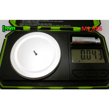 M1,6x6 śruby tytanowe din 965 iso 7046 śruba tytanowa tytan grade 2