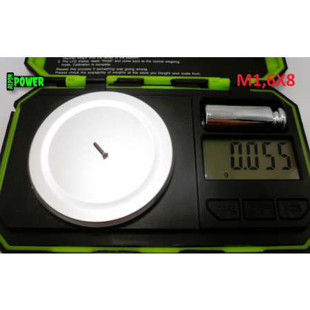 M1,6x8 śruby tytanowe din 965 iso 7046 śruba tytanowa tytan grade 2