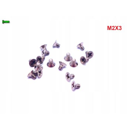 M2x3 śruby tytanowe din 965 iso 7046 śruba tytanowa stożkowa tytan grade 2