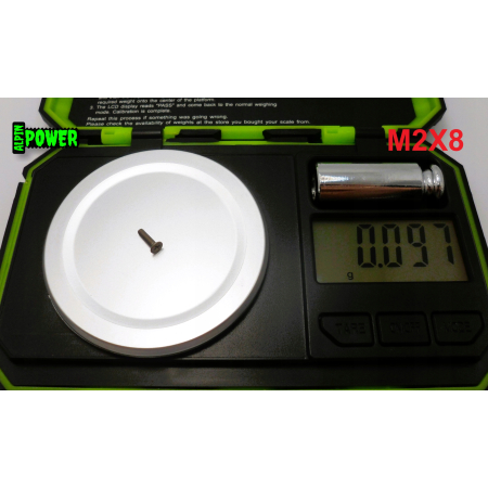 M2x8 śruby tytanowe din 965 iso 7046 śruba tytanowa stożkowa tytan grade 2