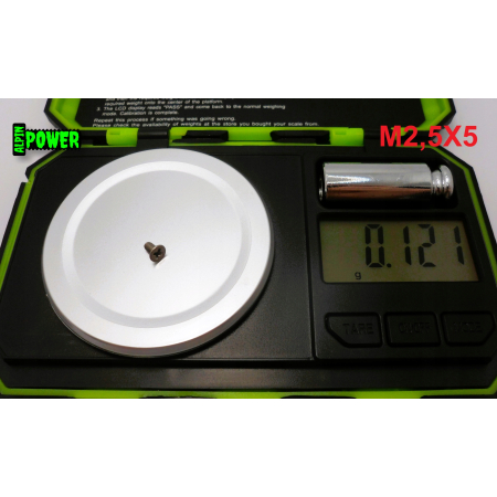 M2,5x5 śruby tytanowe din 965 iso 7046 śruba tytanowa stożkowa tytan grade