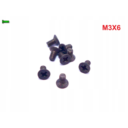 M3x6 śruby tytanowe din 965 iso 7046 śruba tytanowa stożkowa tytan grade 2