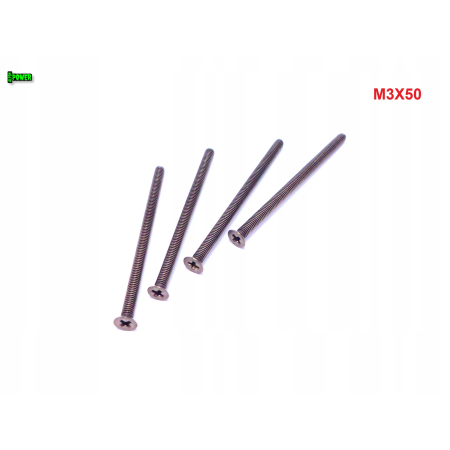 M3x50 śruby tytanowe din 965 iso 7046 śruba tytanowa stożkowa tytan grade 2