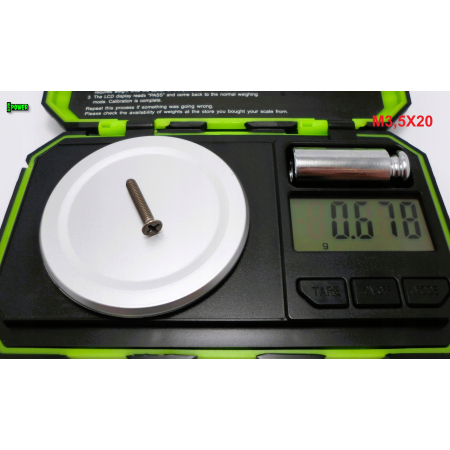 M3,5x20 śruby tytanowe din 965 iso 7046 śruba tytanowa stożkowa tytan gr 2